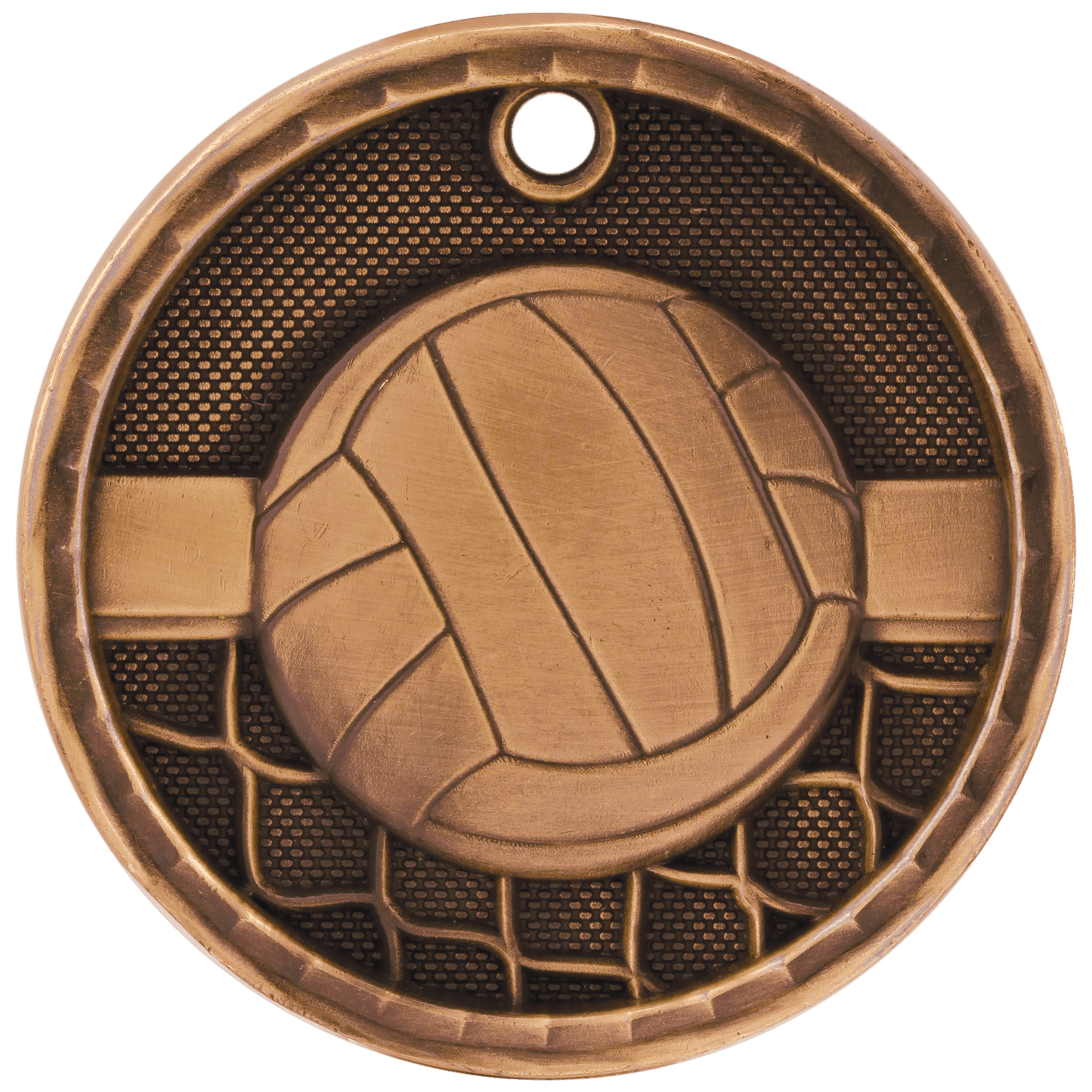 3-D Volleyball Medal