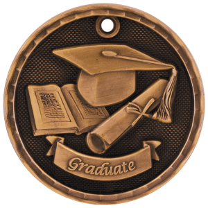 3-D Graduate Medal
