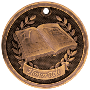 3-D Honor Roll Medal