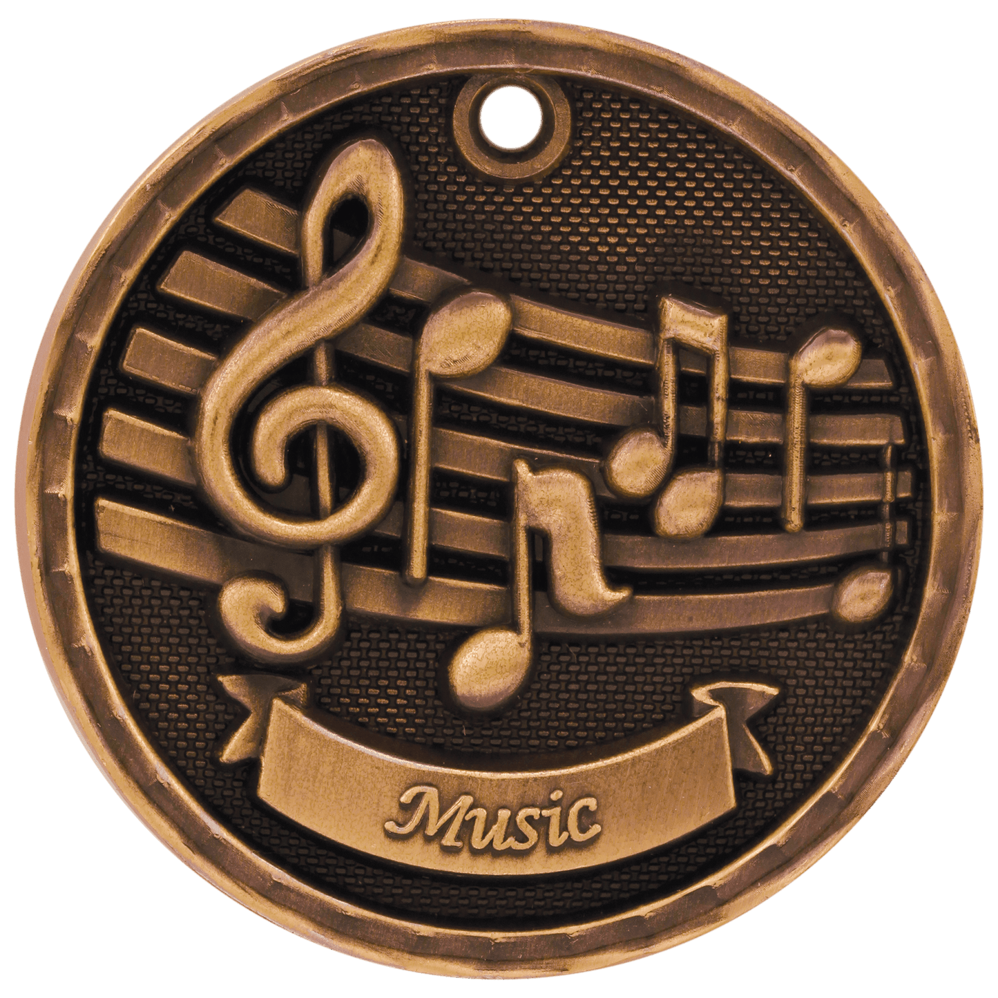 3-D Music Medal