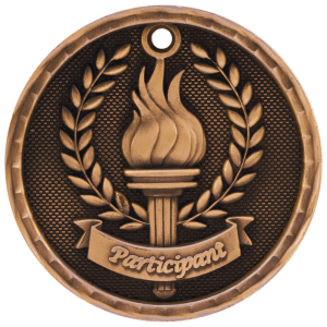 3-D Partcipant Medal