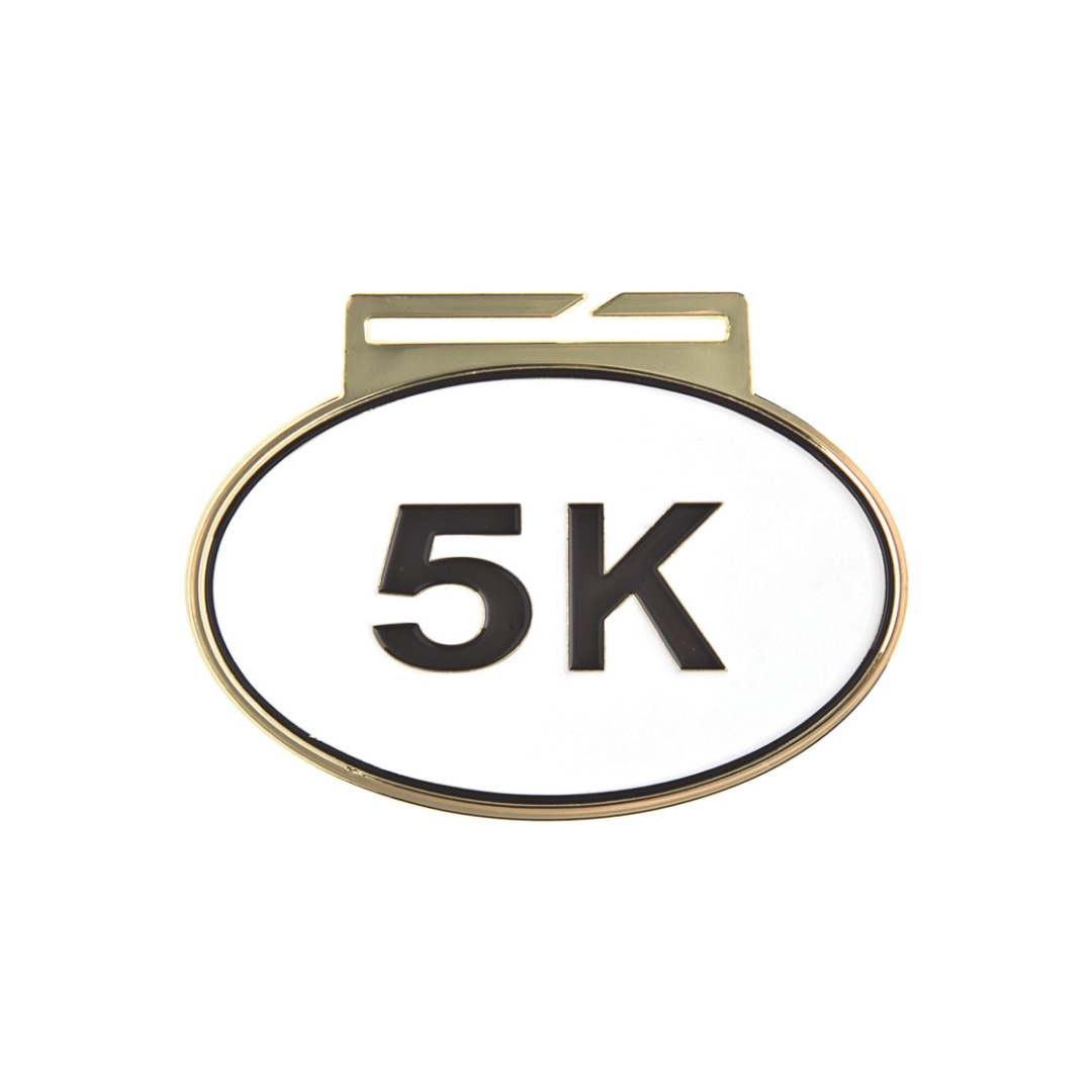 Oval 5K Olympic Style Medal