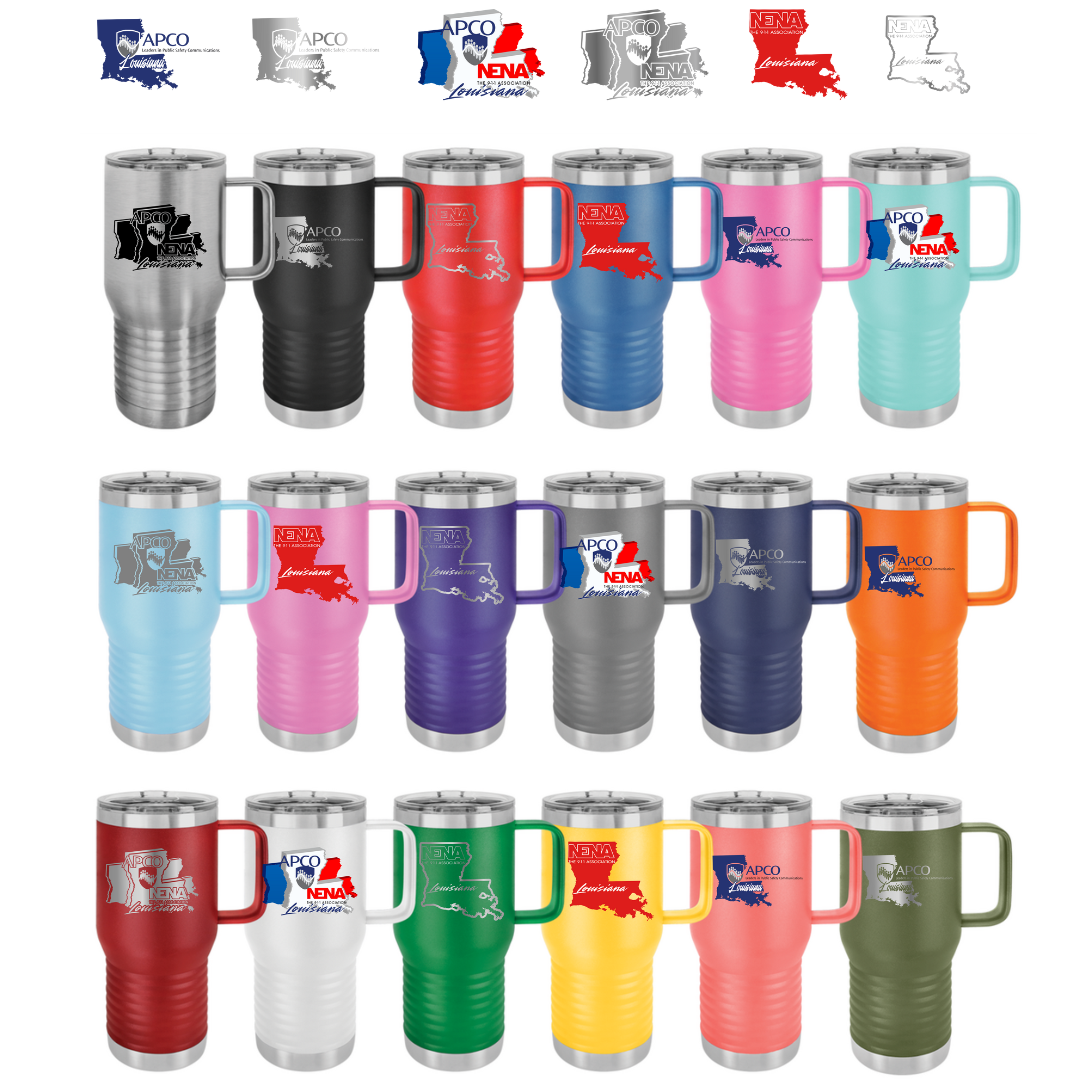 20oz - Coffee Mug Stainless Tumblers with Handle - APCO-NENA
