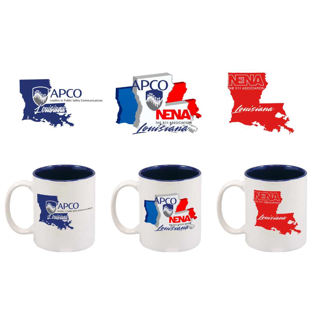 11oz Ceramic Coffee Mug with Blue Accent-APCO-NENA
