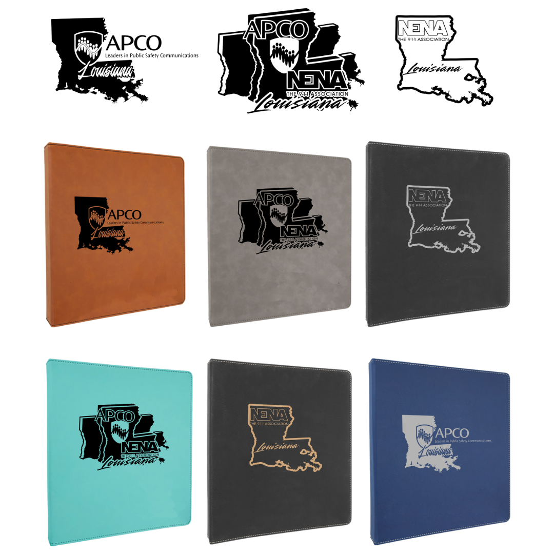 Leatherette 3-Ring Binder - APCO - NENA