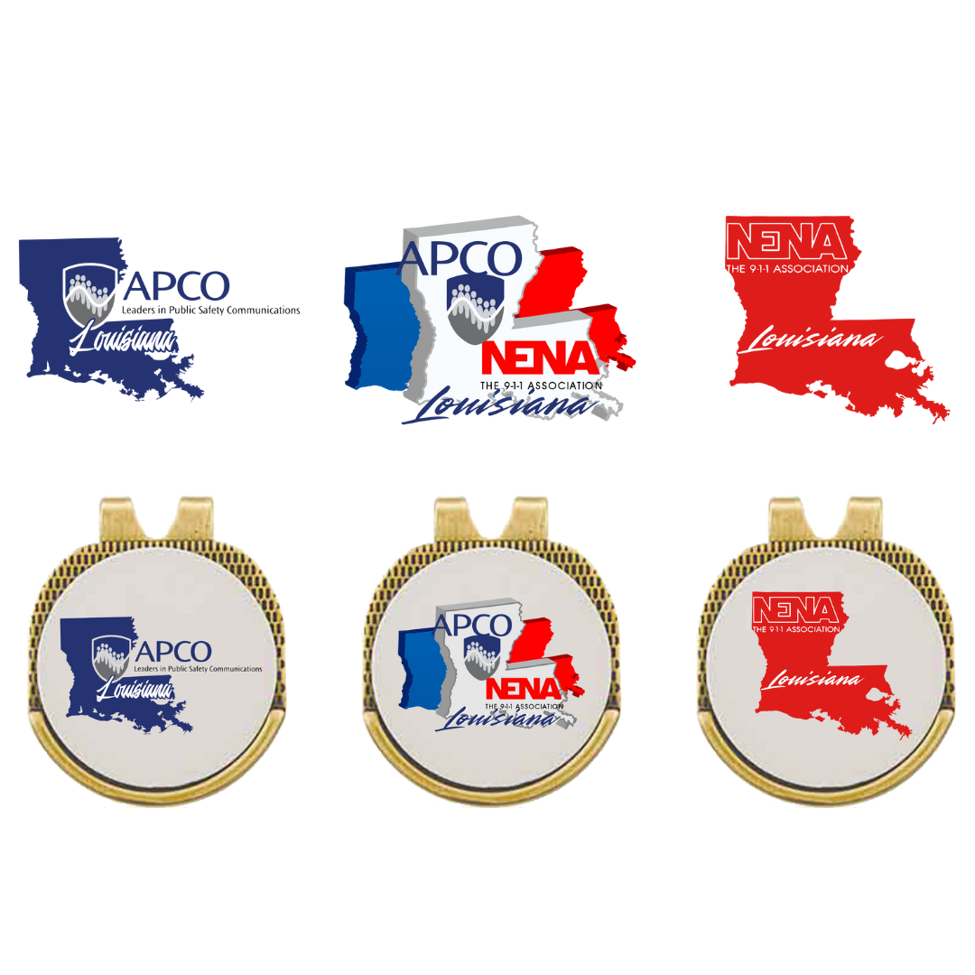 Hat Clip with Golf Ball Marker - APCO-NENA