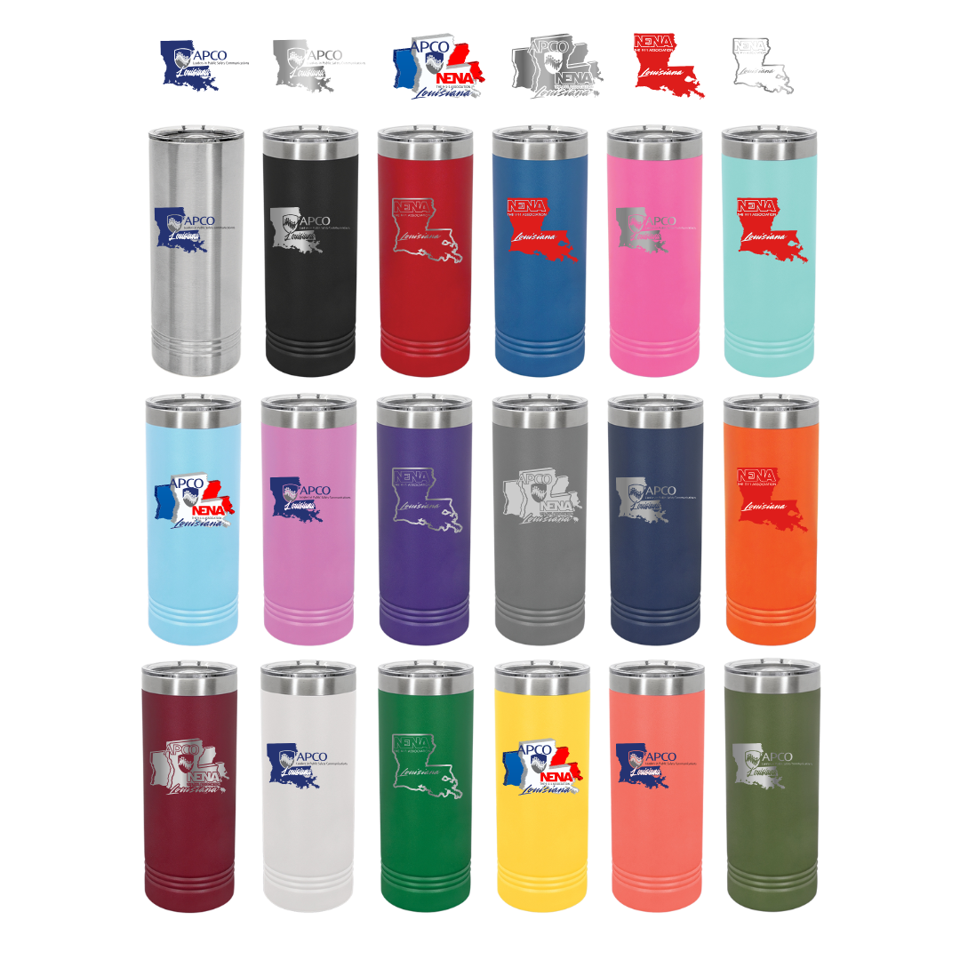 22oz - Skinny Stainless Tumbler - APCO-NENA
