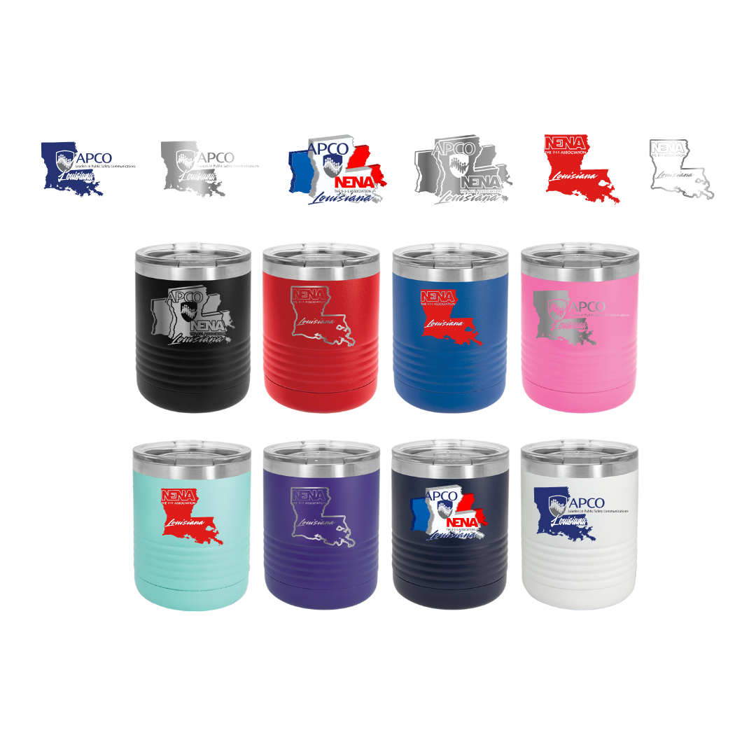 10oz - Low Ball Stainless Tumblers - APCO-NENA