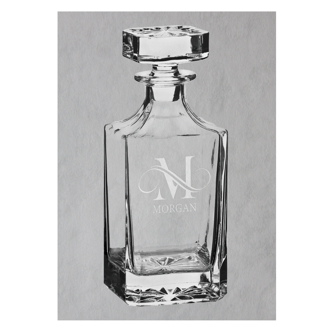 Square Glass Decanter - 750ml