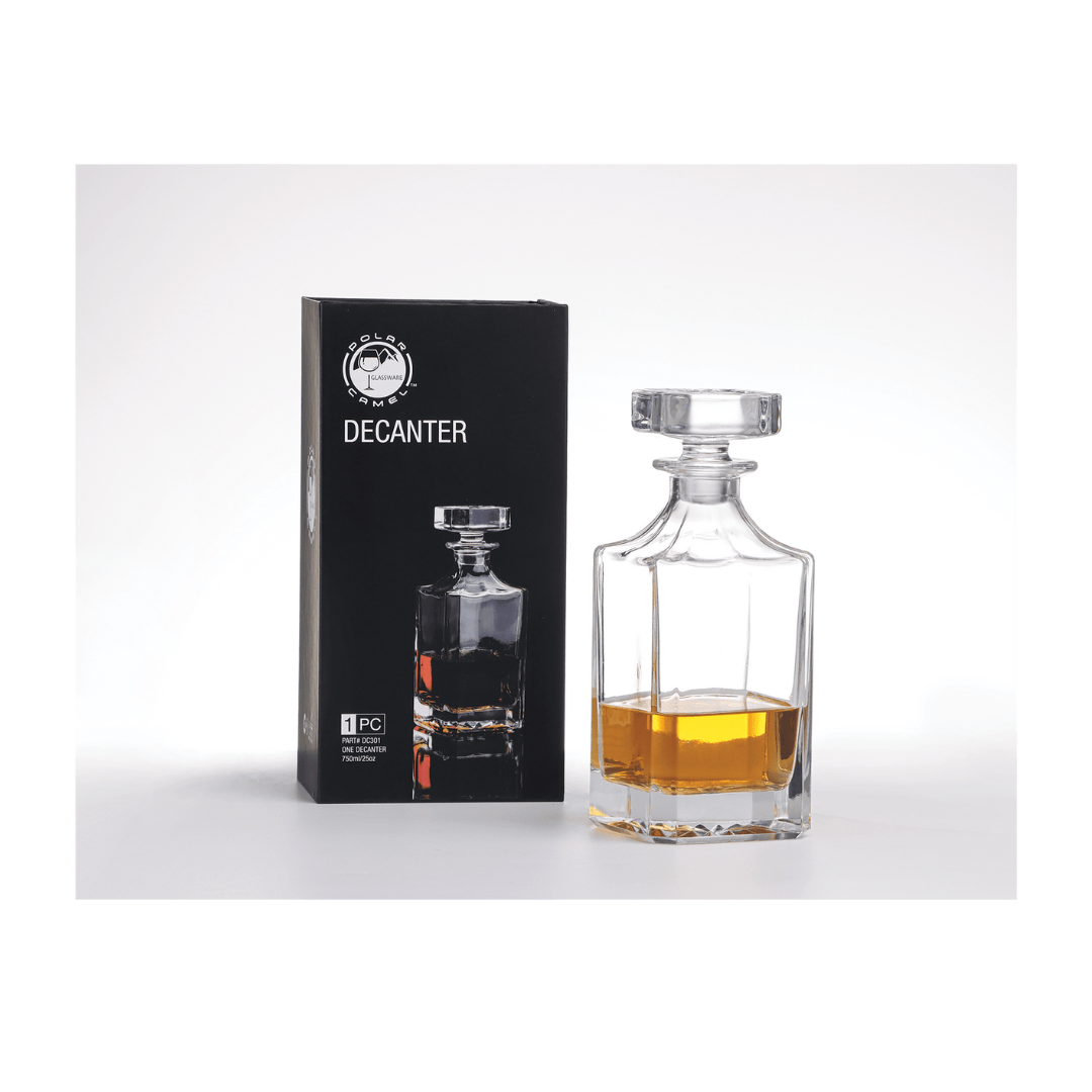 Square Glass Decanter - 750ml