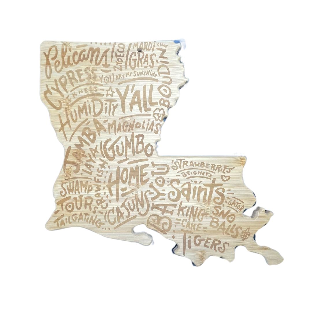 Louisiana Pride Cutting Board