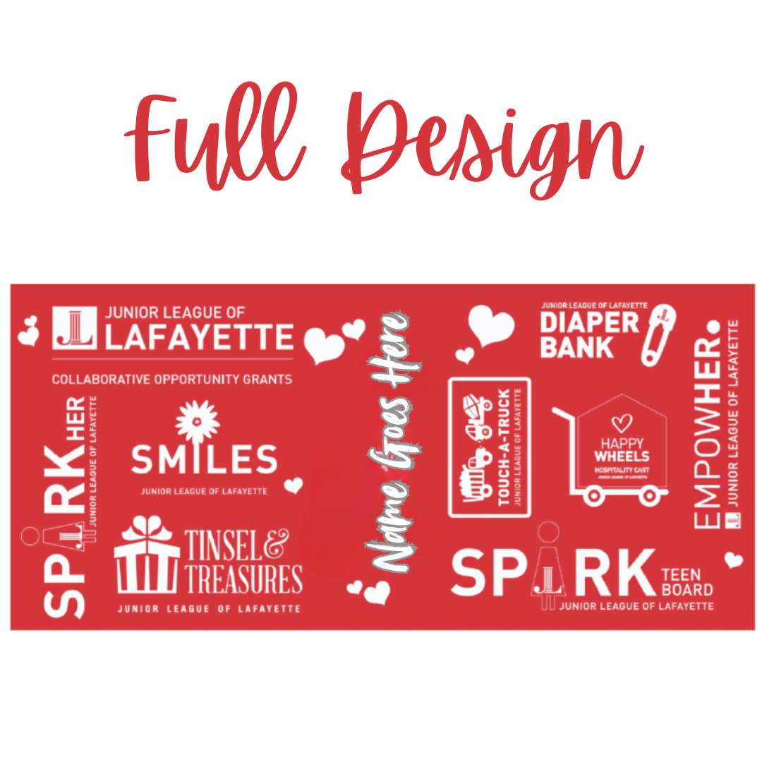Junior League of Lafayette - Program Logos 32oz Water Bottle