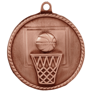 Basketball High Relief Medal