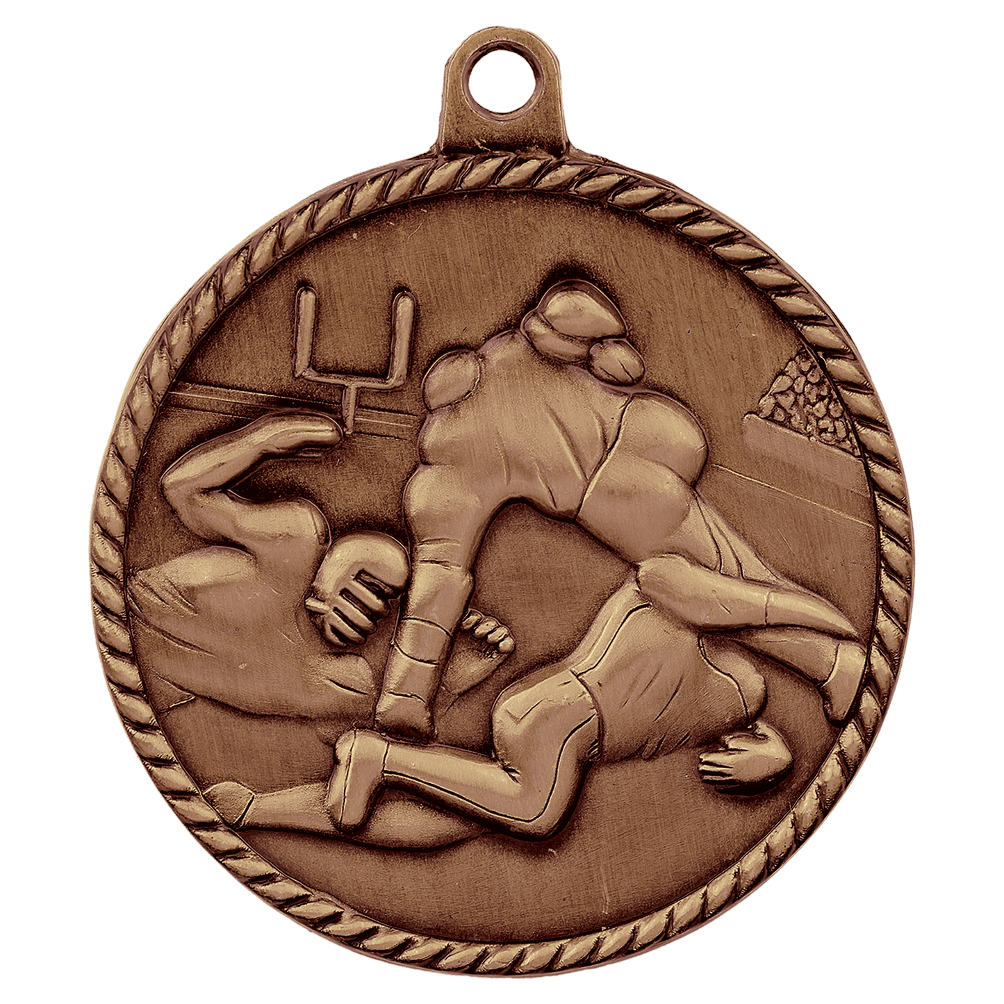 Football High Relief Medal