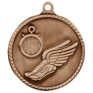 Track High Relief Medal
