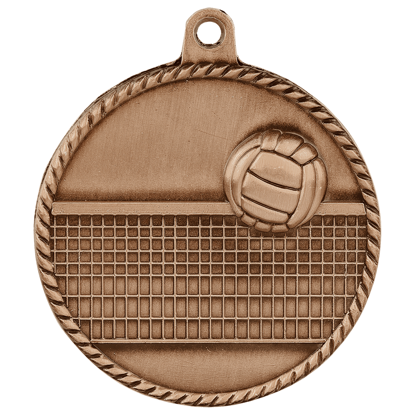 Volleyball High Relief Medal