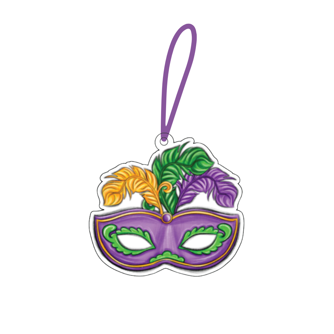 Mardi Gras Mask Acrylic Ornament