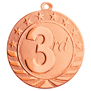Large "Place" Starbrite Medal