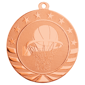 Basketball Starbright Medal - No Engraving