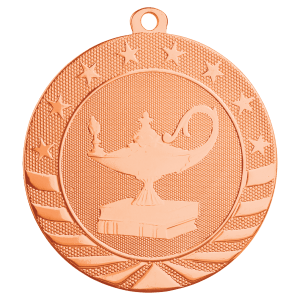 Large Starbrite Lamp of Knowledge Medal