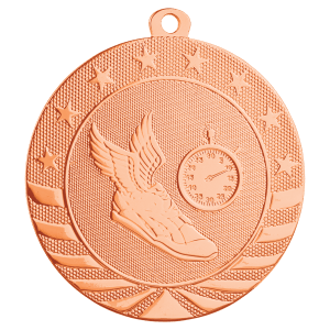 Large Starbrite Track Medal
