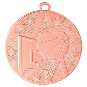 Basketball Superstar Medal - No Engraving