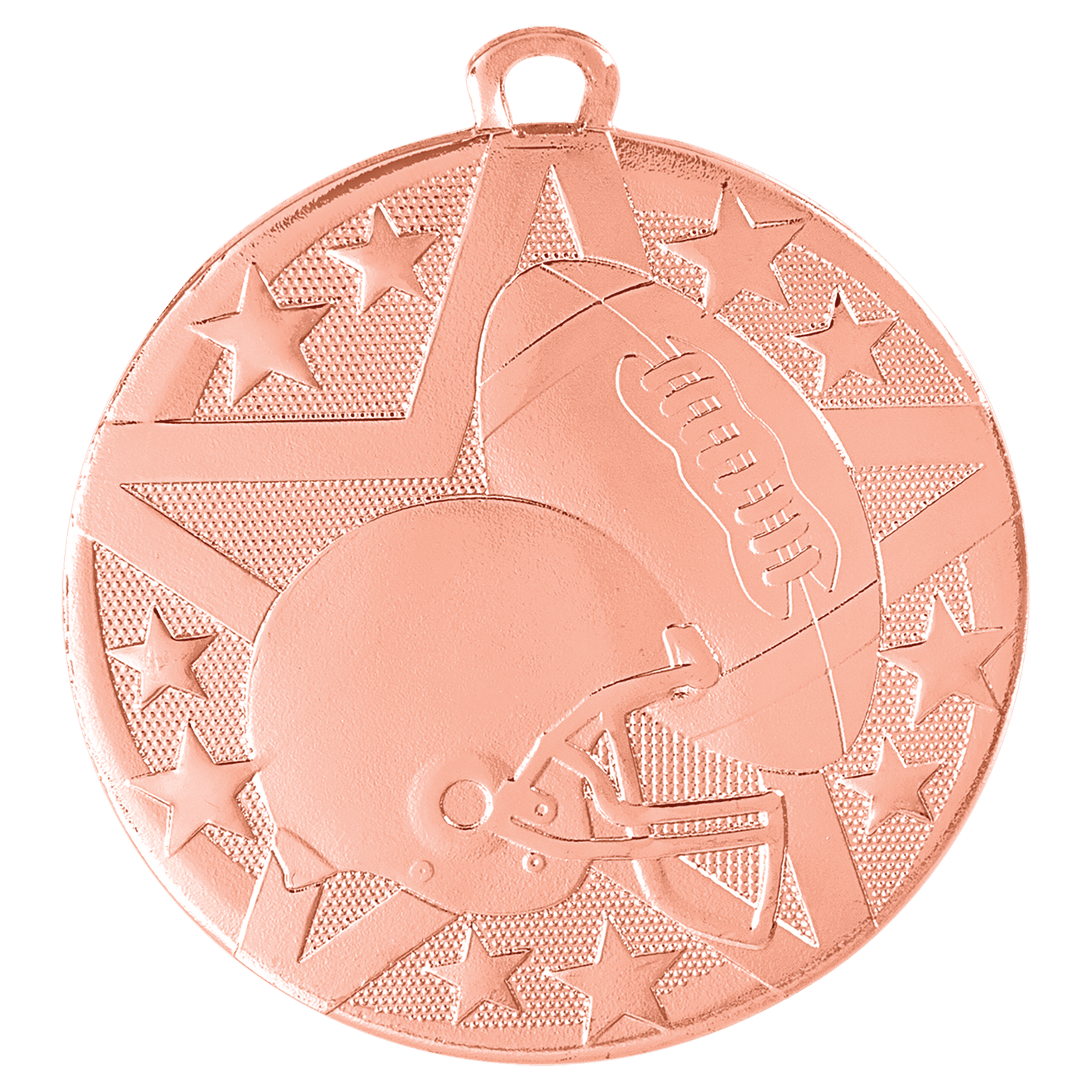 Football Superstar Medal - No Engraving