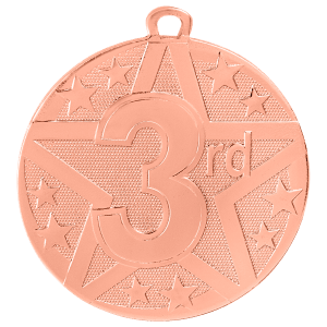 "Place" SuperStar Medal - No Engraving