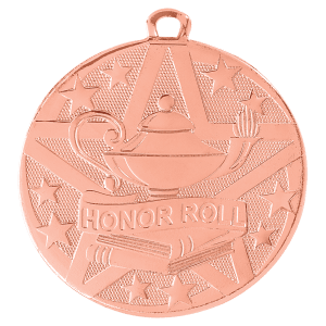 Honor Roll Superstar Medal - No Engraving