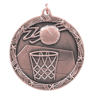 Basketball Shooting Star Medal