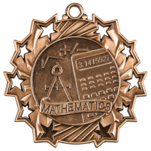 Math Ten Star Medal