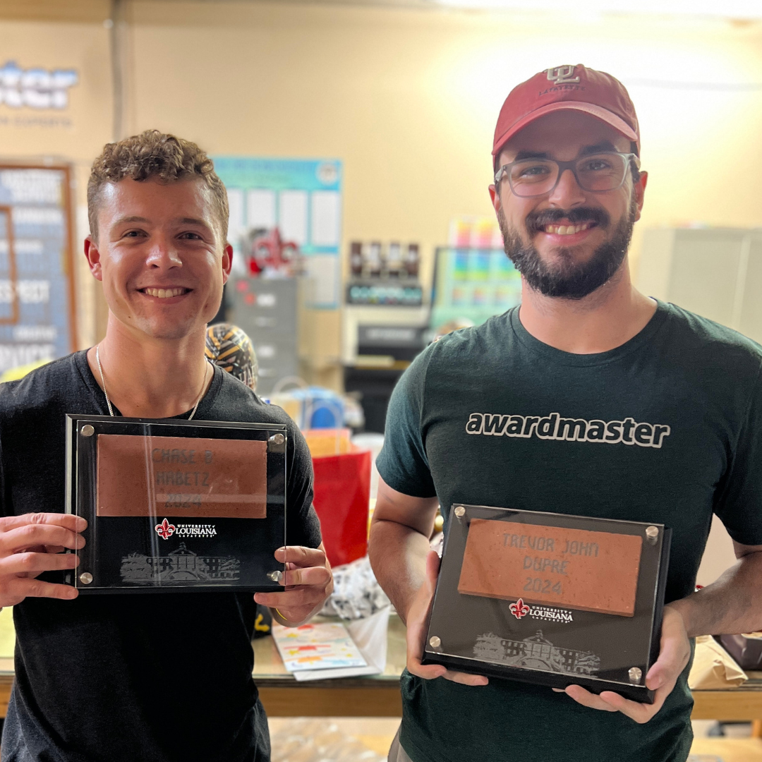 UL Lafayette - Walk of Honor Replica Brick Custom Plaque (Double)