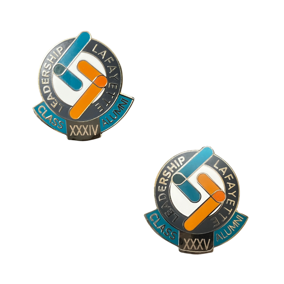 Leadership Lafayette Lapel Pin and Name Badge Bundle