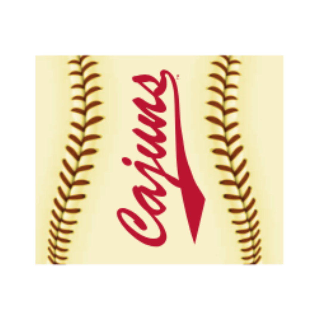 Vintage Softball Threads Cajuns Slim Tumbler-Full Wrap Design