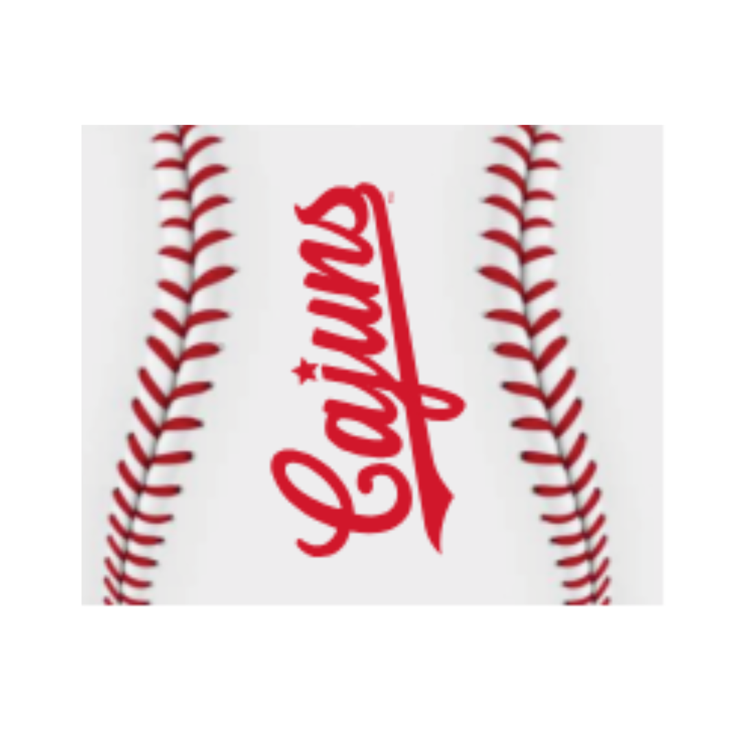 Vintage Baseball Threads Cajuns Slim Tumbler-Full Wrap Design