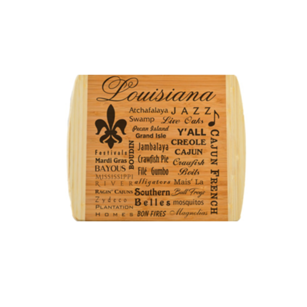 All About Louisiana Cutting Board