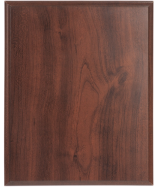 Plaque- Cherry Finish Plaque