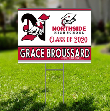 High School Senior Yard Sign