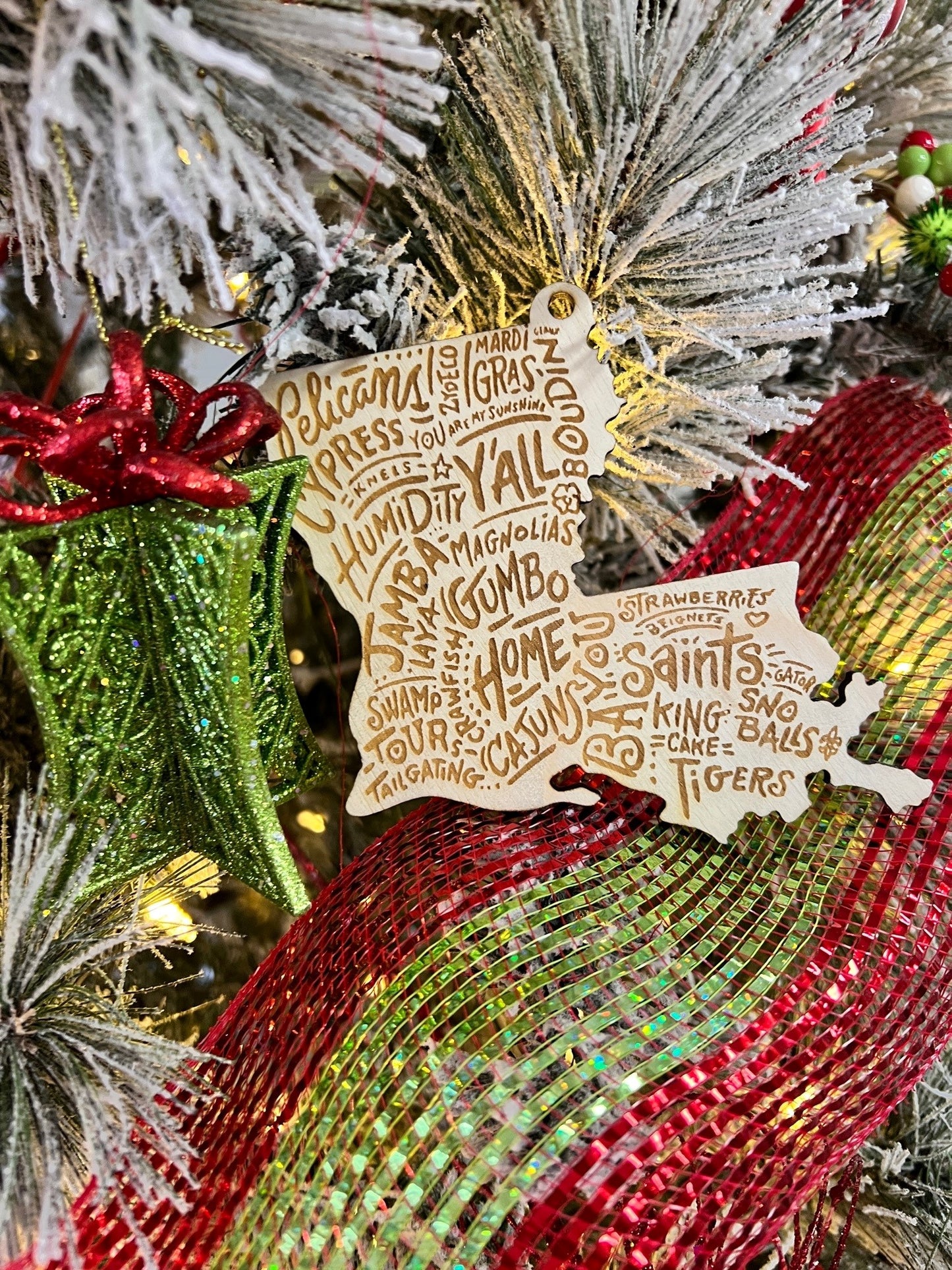 Wooden Christmas Ornaments