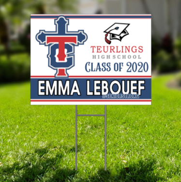 High School Senior Yard Sign