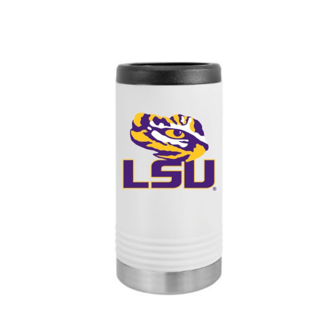 White Tiger Eye Slim Can Stainless Holder