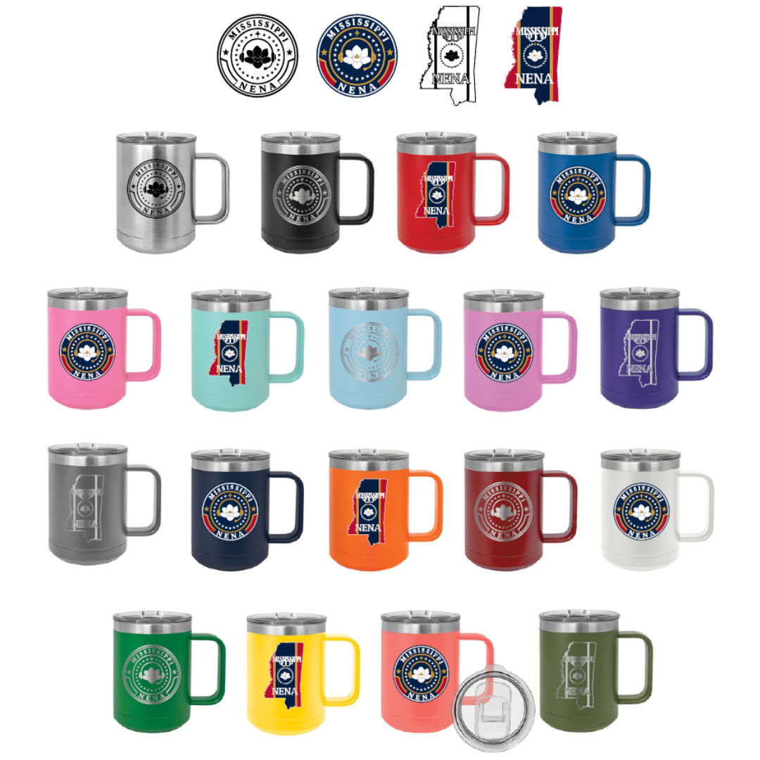 15oz - Coffee Mug Stainless Tumblers - MS NENA