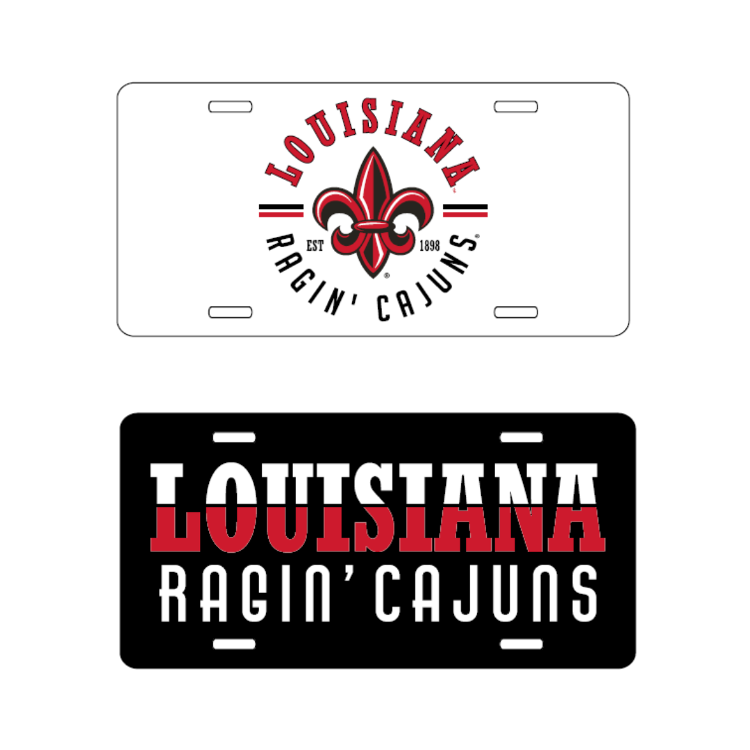 Louisiana Ragin Cajuns - License Plates