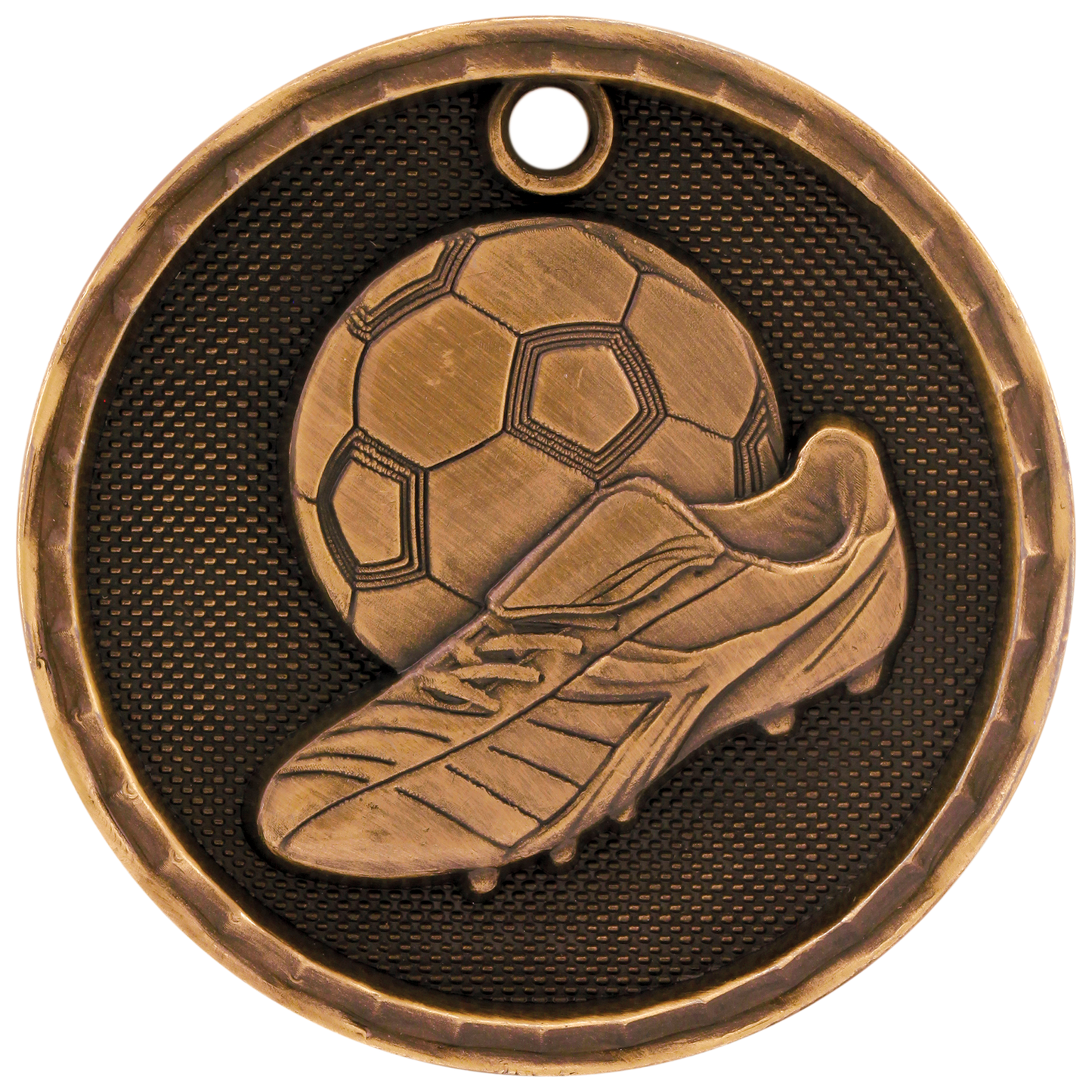 3-D Soccer Medal