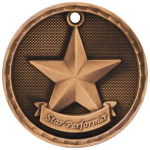 3-D Star Performer Medal