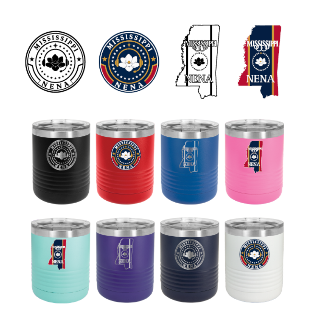 10oz - Low Ball Stainless Tumblers - MS NENA
