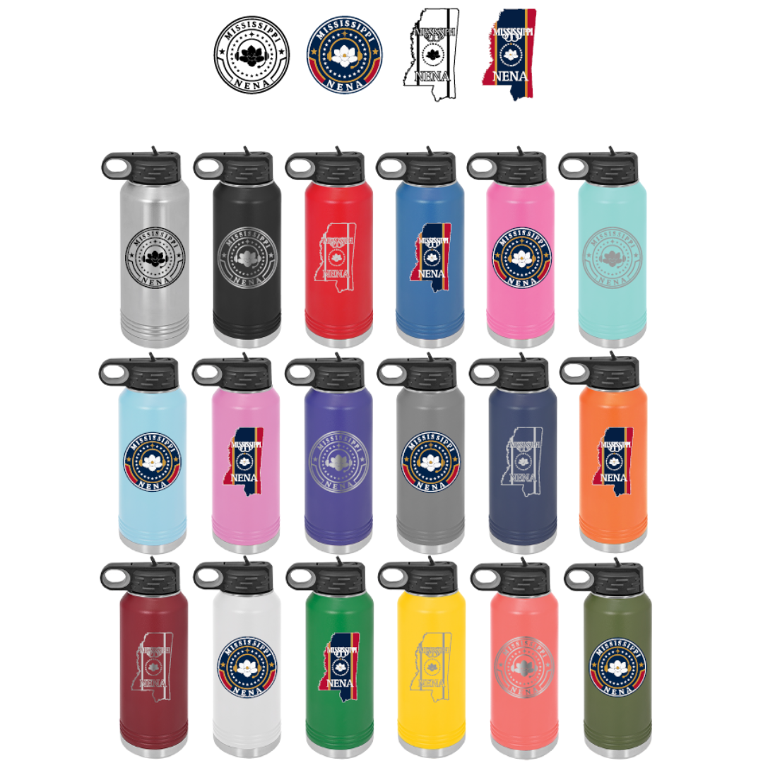 32oz - Stainless Water Bottle - MS NENA