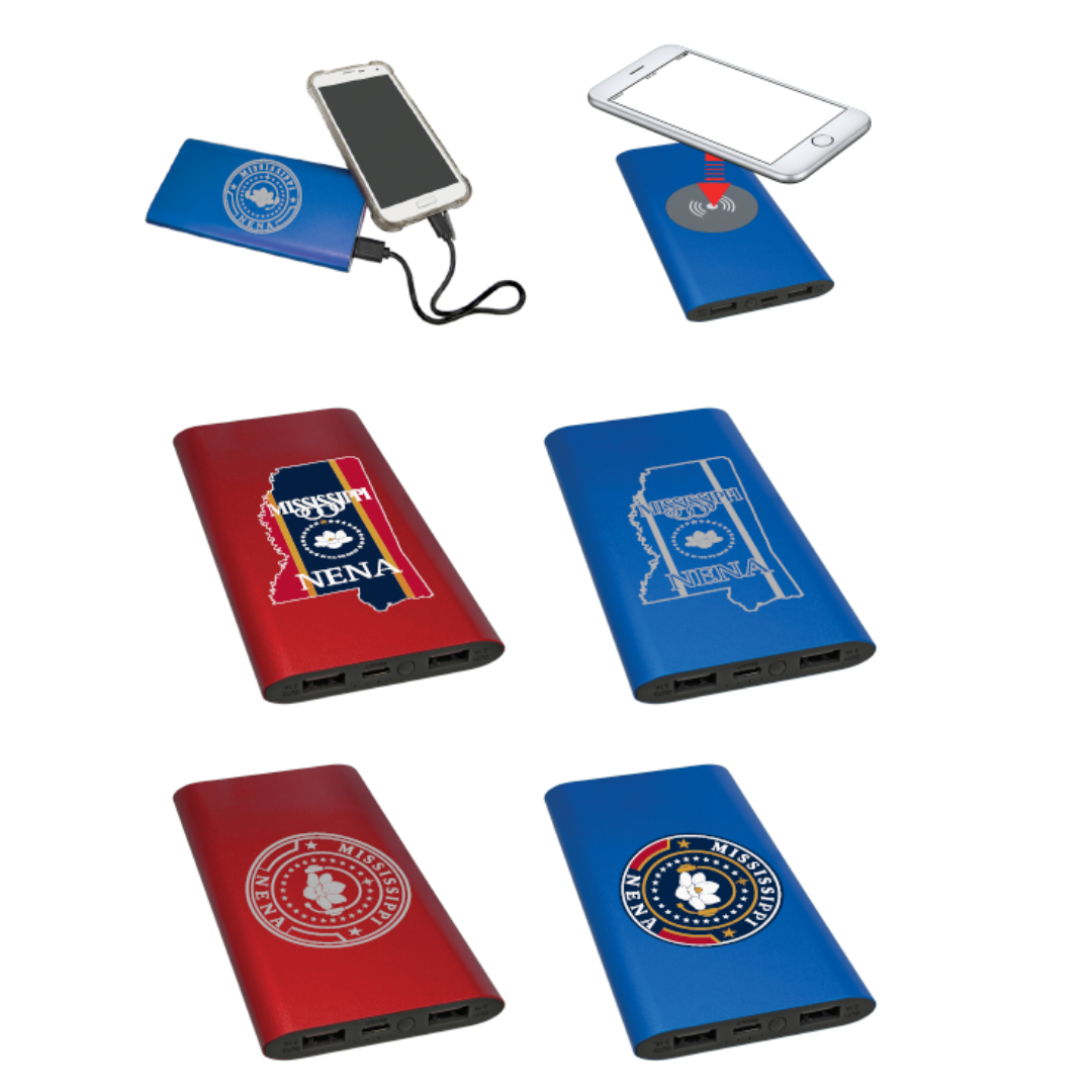 Wireless Aluminum Power Bank - MS NENA