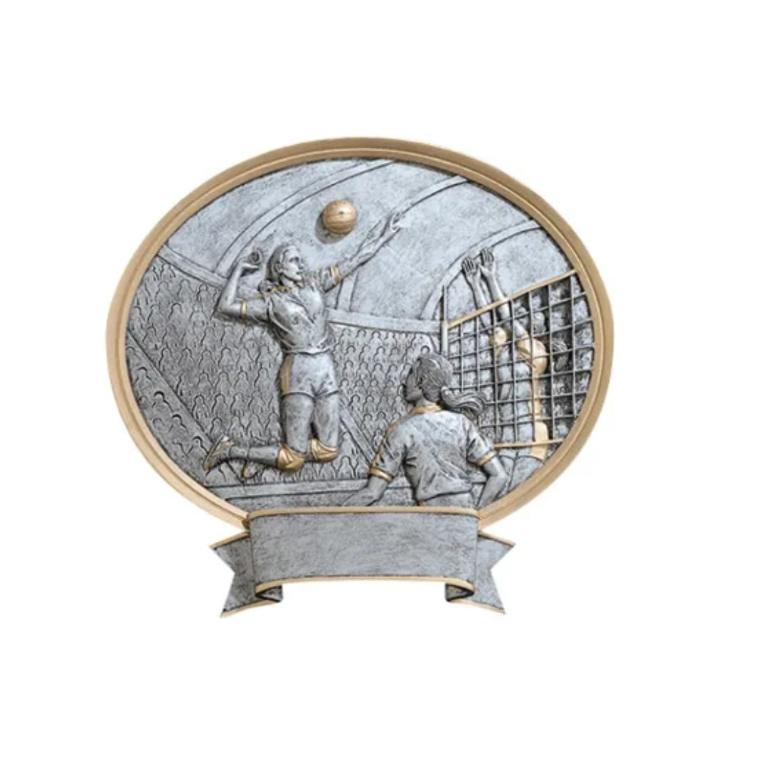 Volleyball Oval Legend Resin - Female
