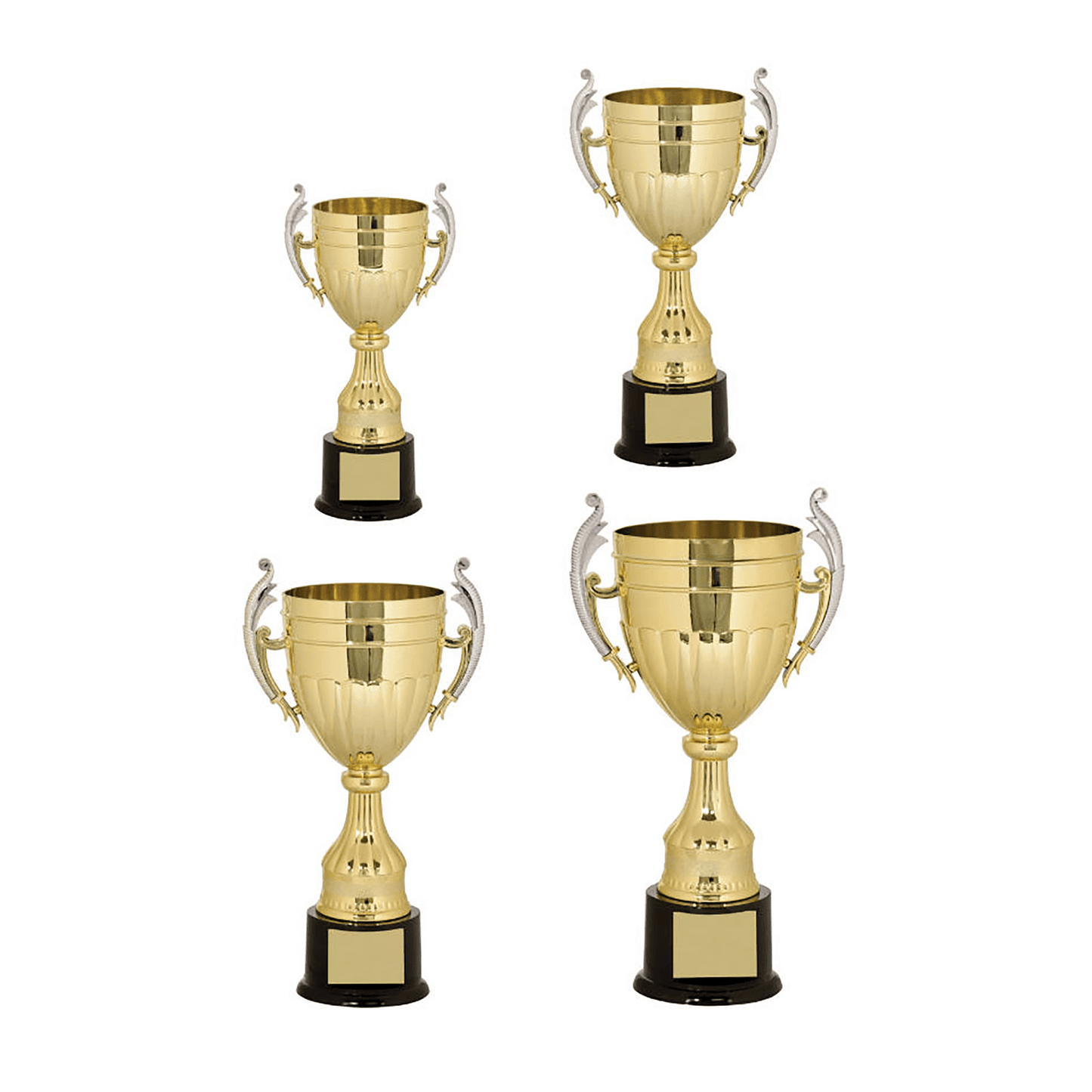 Gold/Silver Plastic Completed Cup Trophy